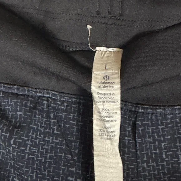 Lululemon Linerless Athletic Shorts T.H.E. Core Size Large Navy Blue Mens - Picture 3 of 9